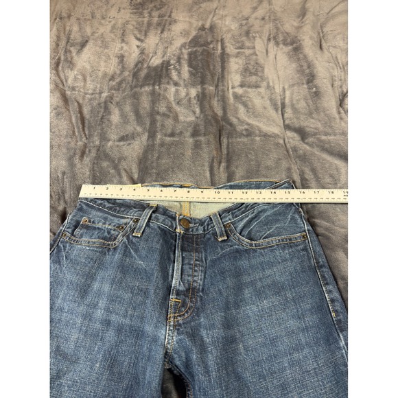Hollister Mens Classic Straight Jeans W32 L32 Blue Denim Made in Guatemala - Picture 6 of 11
